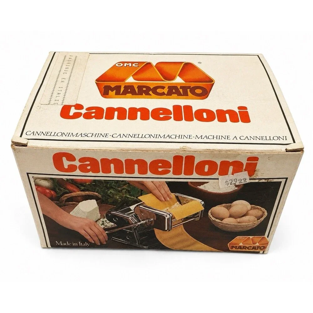 Vintage Marcato Atlas Cannelloni Attachment Pasta Maker Made in Italy